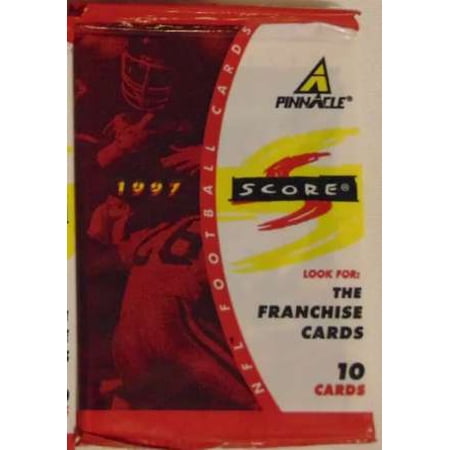NFL 1997 Pinnacle Pinnacle Score Hobby Pack (10 Cards Per Pack)