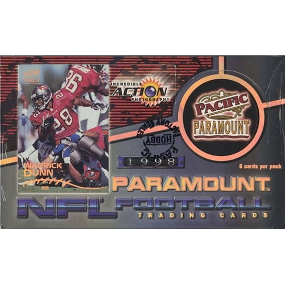 NFL 1998 Paramount Football HOBBY Box [36 Packs]
