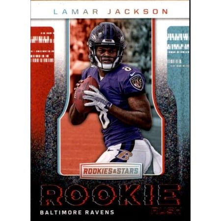 NFL 2018 Panini Rookies & Stars Lamar Jackson RR-10 (Rookie Rush)