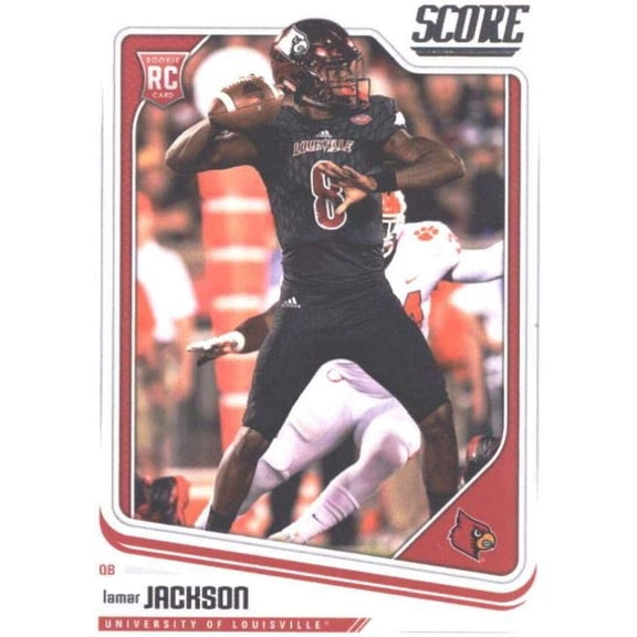 NFL 2018 Panini Score    Lamar Jackson #352 (Rookie)