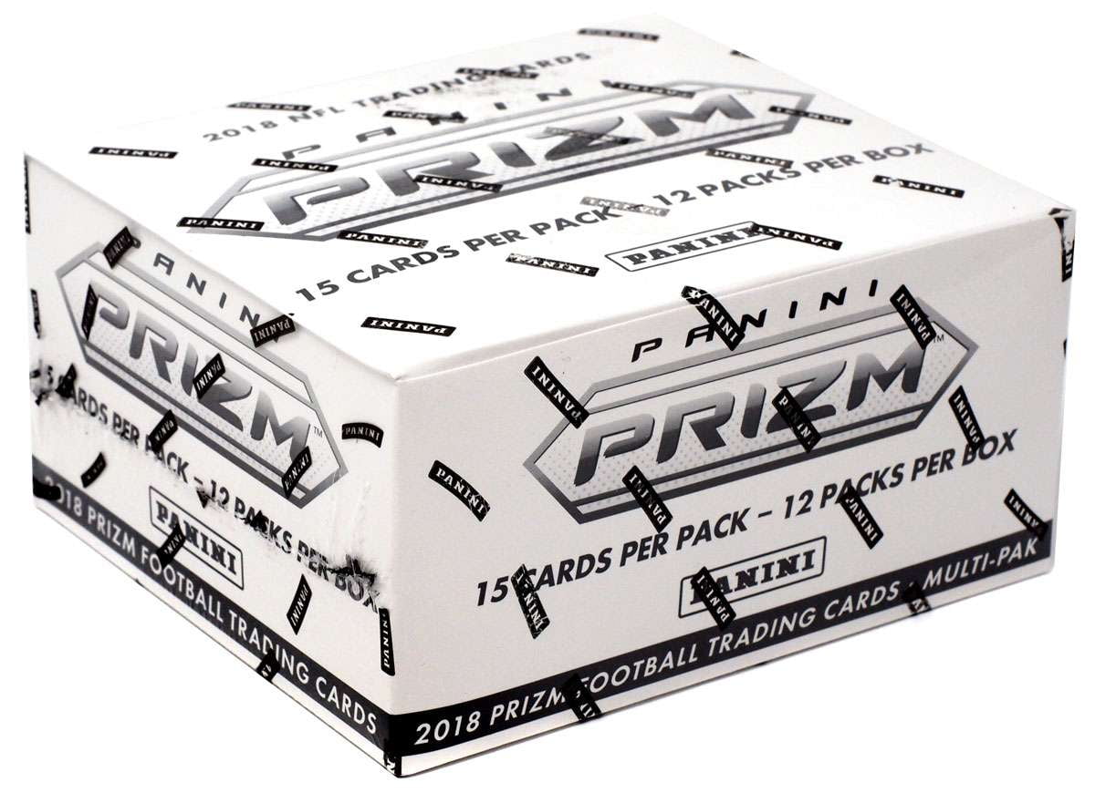 NFL 2018 Prizm Football Trading Card FAT PACK Box (12 Packs)