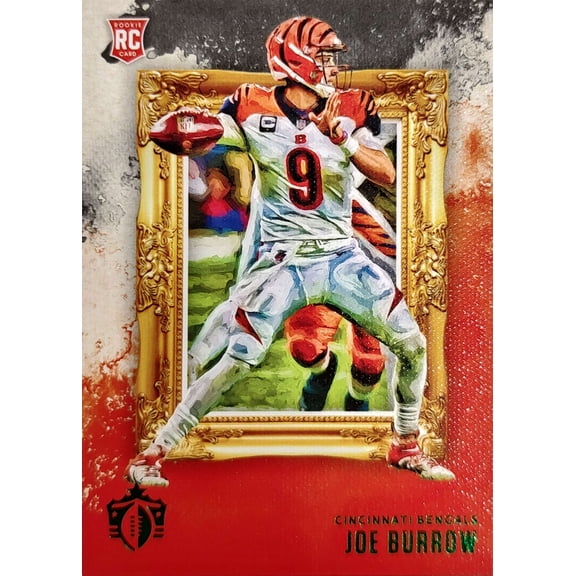 NFL 2020 Chronicles Gridiron Kings Joe Burrow Green Trading Card GK-1 (Rookie Card) (Panini)