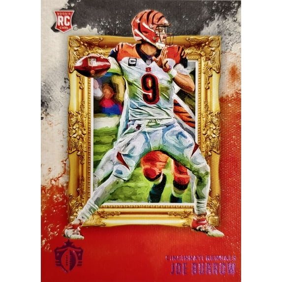 NFL 2020 Chronicles Gridiron Kings Joe Burrow Pink Trading Card GK-1 (Rookie Card) (Panini)