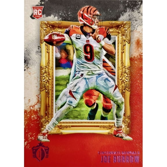NFL 2020 Chronicles Gridiron Kings Joe Burrow Pink Trading Card GK-1 (Rookie Card) (Panini)