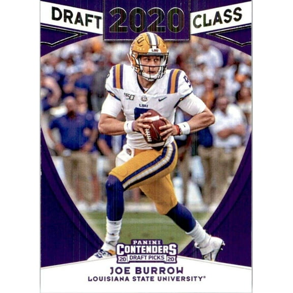 NFL 2020 Contenders Draft Picks Joe Burrow Trading Card #1 (Rookie) (Panini)