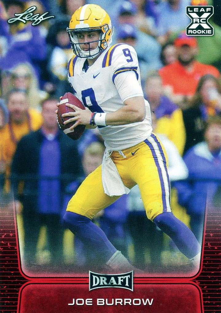 joe burrow rare rookie card Joe Burrow 2021 Panini Illusions Rookie Card #40