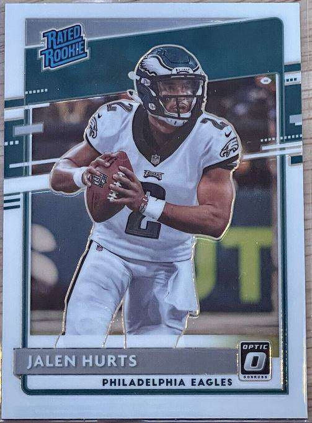 NFL 2020 Optic Football Jalen Hurts Base Trading Card #164 (Rated Rookie) (Panini)