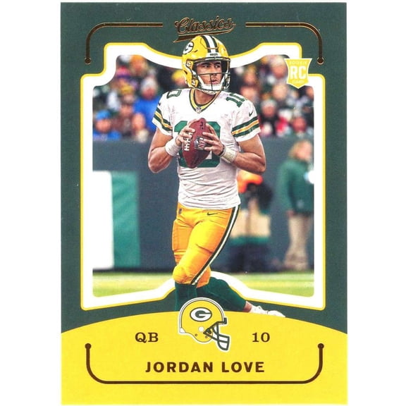NFL 2020 Panini Chronicles Classics Jordan Love Trading Card CL-4 (Rookie)