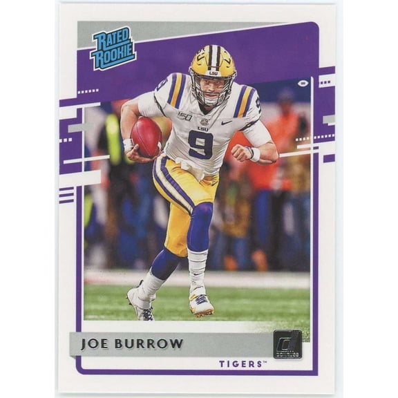 NFL 2020 Panini Chronicles Draft Picks Donruss Joe Burrow #1 (Rated Rookie)