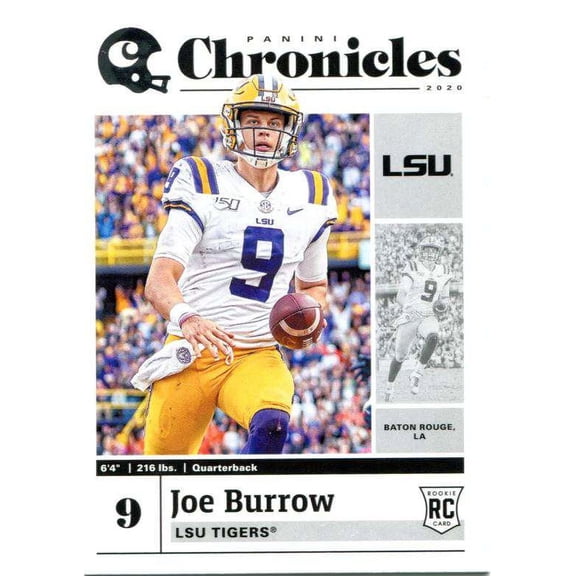 NFL 2020 Panini Chronicles Draft Picks Joe Burrow Trading Card #1 (Rookie)
