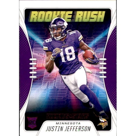 NFL 2020 Panini Rookies & Stars Justin Jefferson Trading Card RR-17 (Rookie Rush)