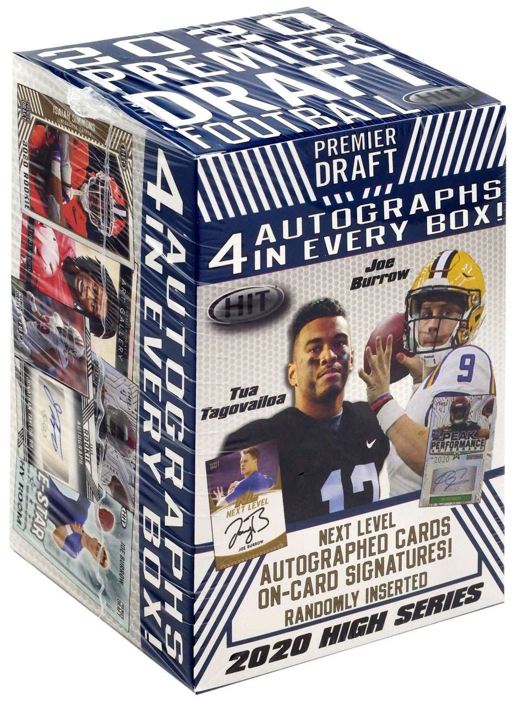 NFL 2020 Sage Hit Football Premier Draft High Series Trading Card BLASTER Box