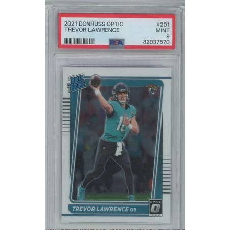 NFL 2021 Donruss Optic Football Trevor Lawrence Graded Card (Base)