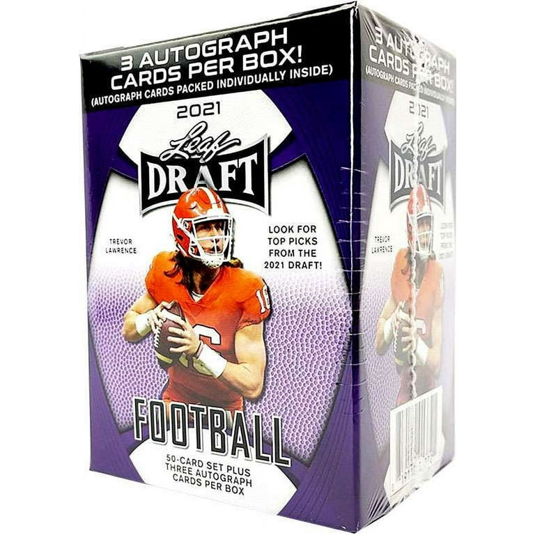 NFL 2021 Draft Football Trading Card HOBBY BLASTER Box (3