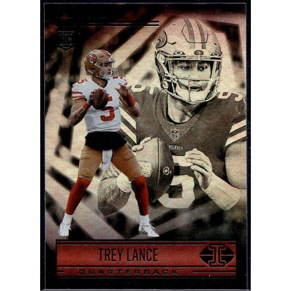 NFL 2021 Illusions Football Trey Lance Rookie Single Sports Card #61 (Base)