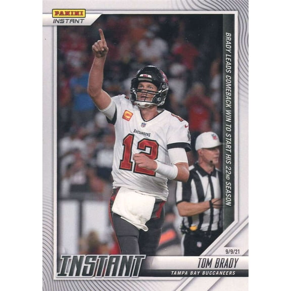 NFL 2021 Instant Football Tom Brady Trading Card #9