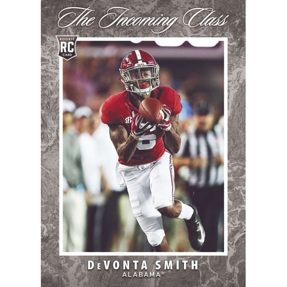 NFL 2021 Instant The Incoming Class Football   Devonta Smith Trading Card (Rookie Card)