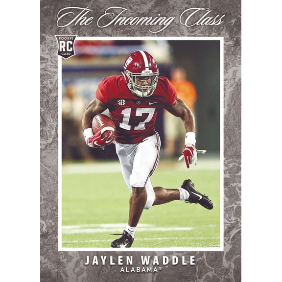 NFL 2021 Instant The Incoming Class Football   Jaylen Waddle Trading Card (Rookie Card)