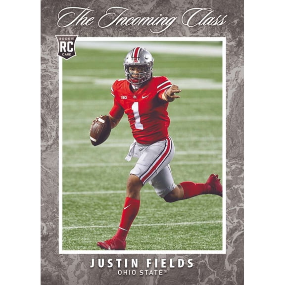 NFL 2021 Instant The Incoming Class Football   Justin Fields Trading Card (Rookie Card)