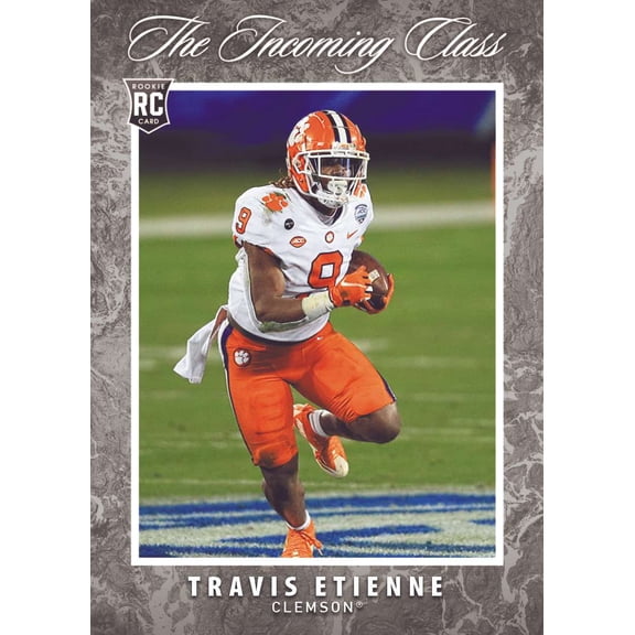 NFL 2021 Instant The Incoming Class Football   Travis Etienne Trading Card (Rookie Card)