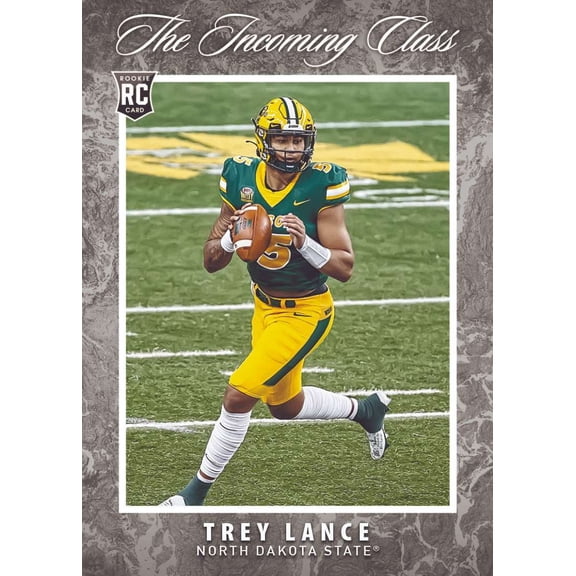NFL 2021 Instant The Incoming Class Football   Trey Lance Trading Card (Rookie Card)