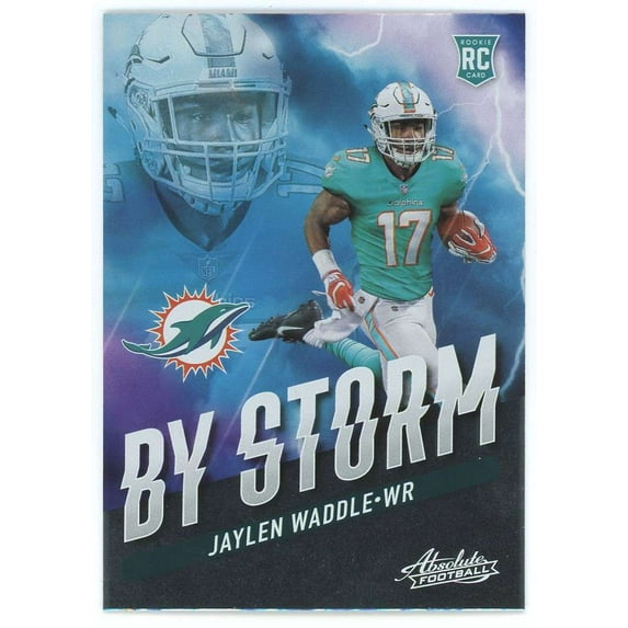 NFL 2021 Panini Absolute By Storm Jaylen Waddle BST-6 (Rookie)