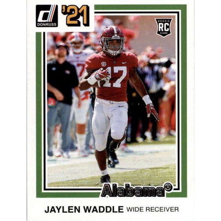 NFL 2021 Panini Chronicles Donruss Draft Picks Jaylen Waddle Trading Card #38 (Rookie)