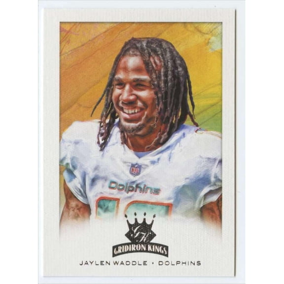 NFL 2021 Panini Chronicles Donruss Gridiron Kings Jaylen Waddle GK-26 (Rookie)