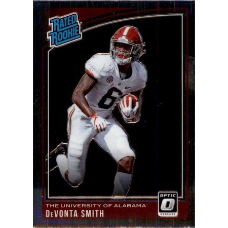 NFL 2021 Panini Chronicles Donruss Optic Draft Picks DeVonta Smith Trading Card #206 (Rated Rookie)