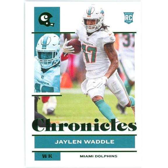 NFL 2021 Panini Chronicles Green Jaylen Waddle #76 (Rookie)
