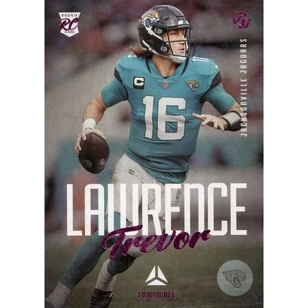 NFL 2021 Panini Chronicles Luminance Trevor Lawrence Pink Trading Card #201 (Rookie)