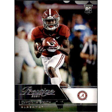 NFL 2021 Panini Chronicles Prestige Draft Picks DeVonta Smith Trading Card #84 (Rookie)