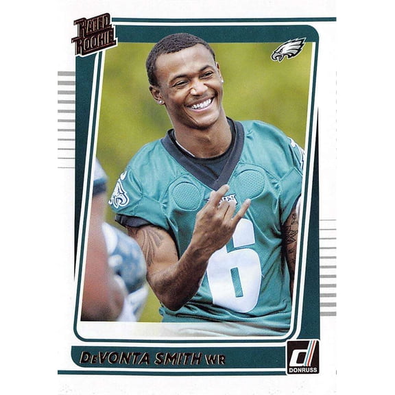 NFL 2021 Panini Donruss DeVonta Smith Trading Card #261 (Portrait Rated Rookie)