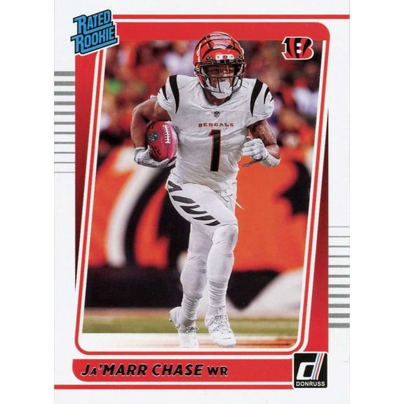 NFL 2021 Panini Donruss   Ja'Marr Chase Trading Card #262 (Rated Rookie)