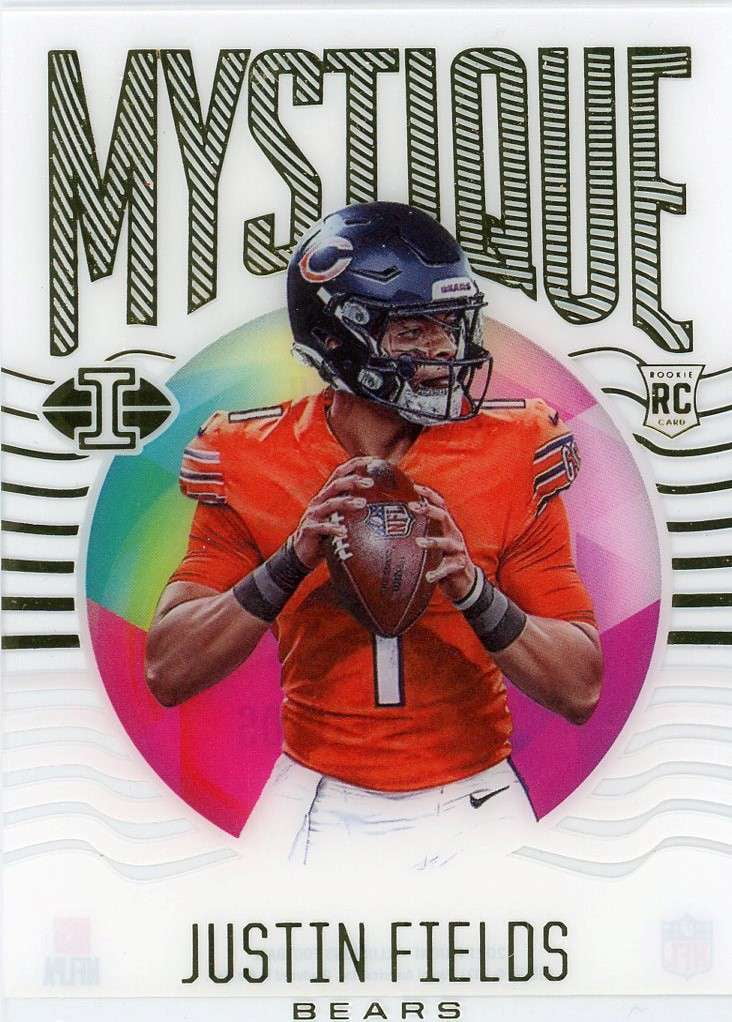 Justin Fields Rated Rookie Autograph sold Donruss Bronze