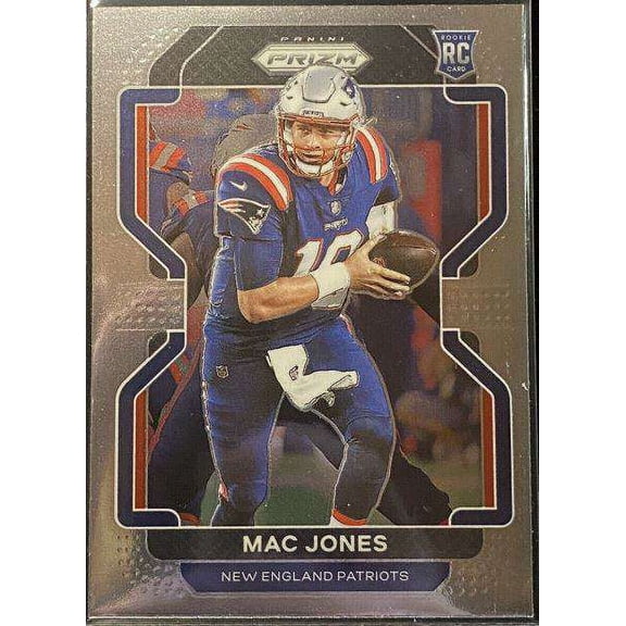 NFL 2021 Prizm Football Mac Jones Base Single Sports Card #336 (Rookie)