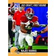 thumbnail image 1 of NFL 2021 Pro Set Draft Day Football    Najee Harris Trading Card #PSDD10, 1 of 1