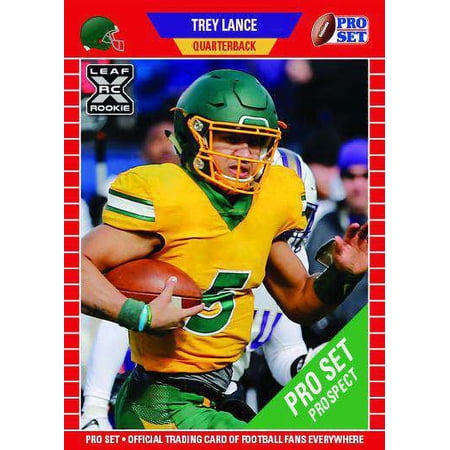 NFL 2021 Pro Set Football Trey Lance Trading Card (XRC Rookie Card) #PS10
