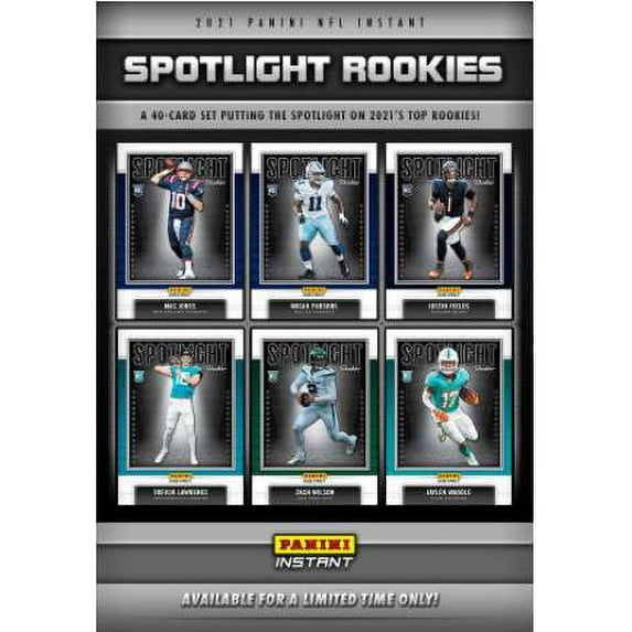 NFL 2021 Rookie Spotlight Football Trading Card Set (40 Cards)