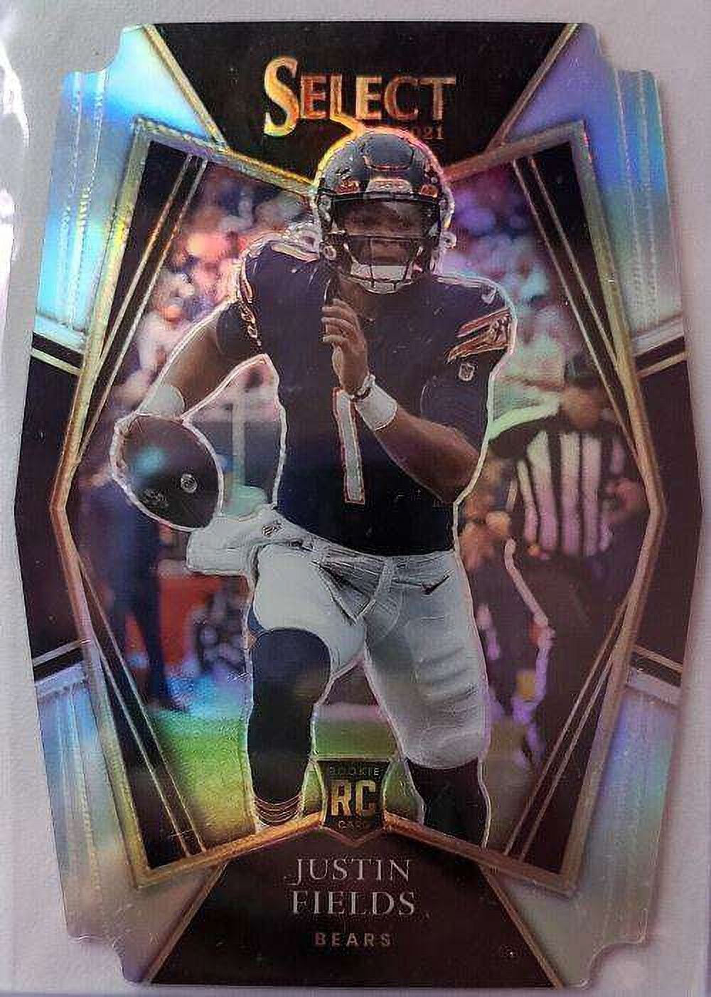 Justin Fields rated rookie サイン NFL カード 2021 Panini Absolute Football #108 Justin Fields Rookie Card