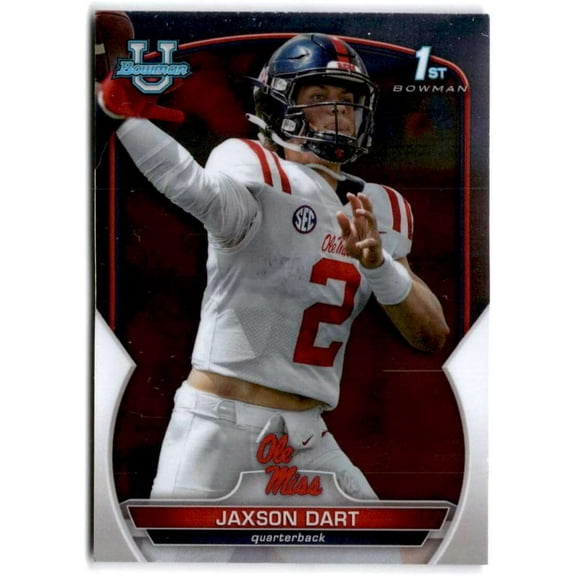NFL 2022 Bowman Chrome University 1st Bowman Jaxson Dart #94