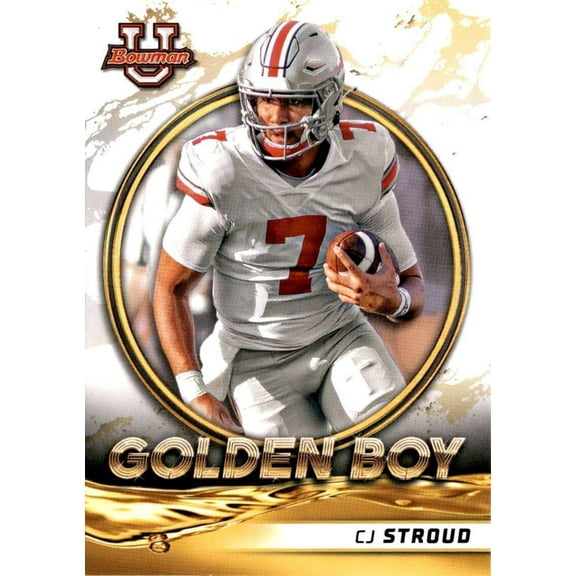 NFL 2022 Bowman University C.J. Stroud Trading Card GB-2 (Golden Boy) (Topps)
