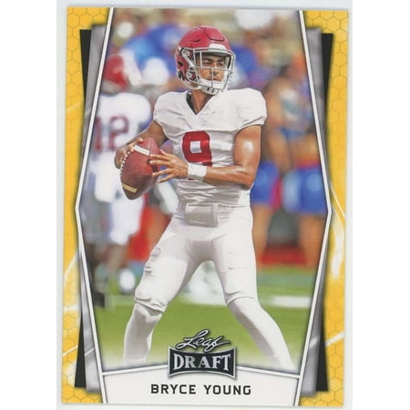 NFL 2022 Draft Football Gold Bryce Young B1 (Rookie)