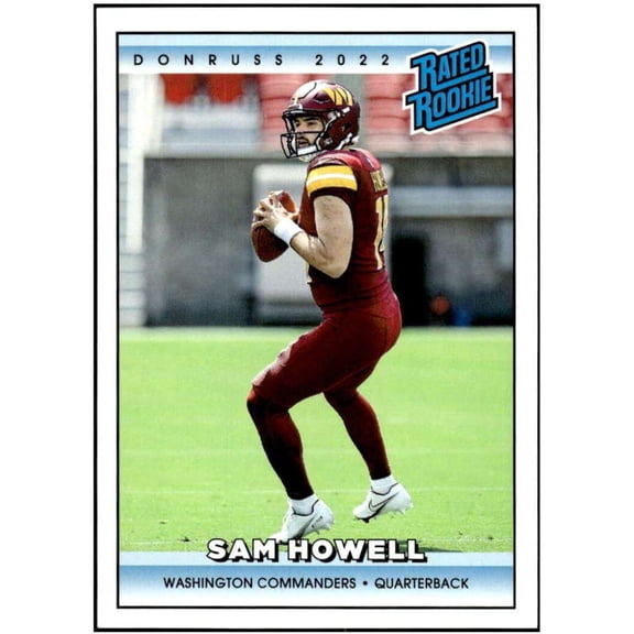 NFL 2022 Instant Donruss Rated Rookies Retro Football Sam Howell 1 of 4094 Trading Card #41 (Panini)