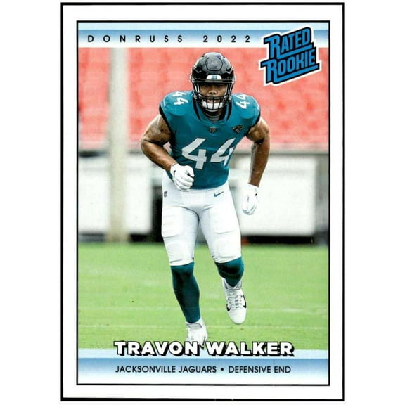 NFL 2022 Instant Donruss Rated Rookies Retro Football Travon Walker 1 of 4094 Trading Card #1 (Panini)