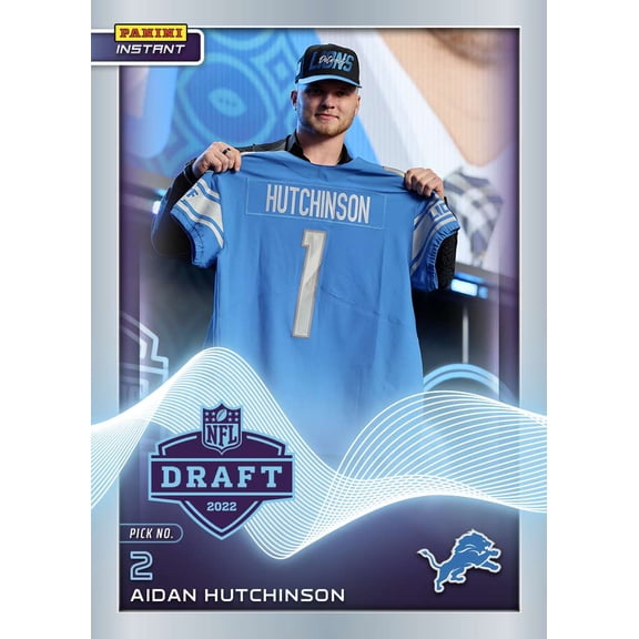 NFL 2022 Instant Draft Night Football   Aidan Hutchinson Trading Card (Rookie Card)