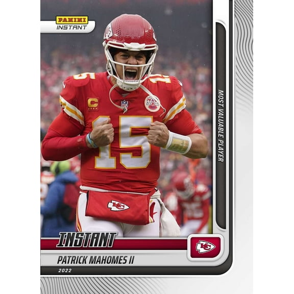 NFL 2022 Instant Football Patrick Mahomes Trading Card (MVP Most Valuable Player) #272