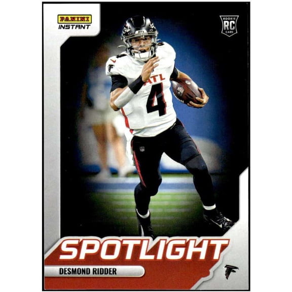 NFL 2022 Instant Football Spotlight Rookies Desmond Ridder Trading Card #24 (Rookie) (Panini)