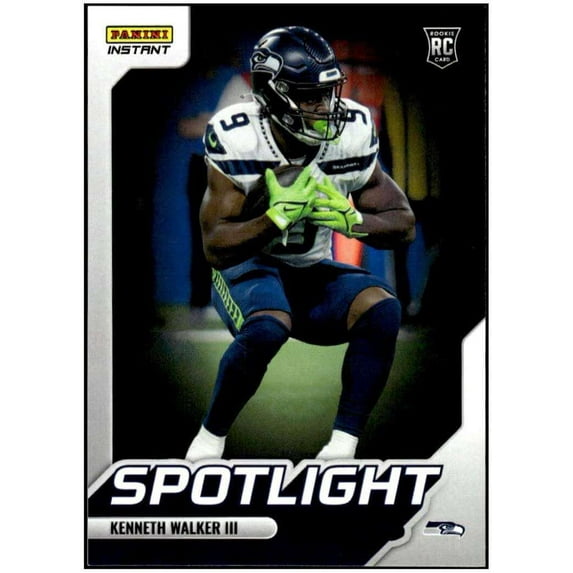 NFL 2022 Instant Football Spotlight Rookies Kenneth Walker III Trading Card #14 (Rookie) (Panini)