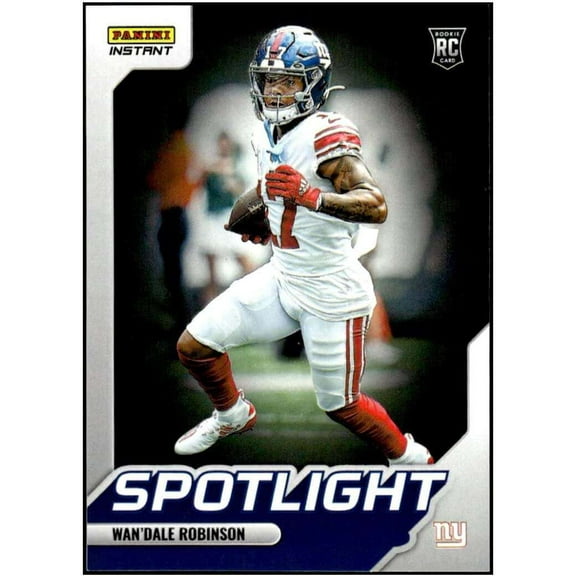 NFL 2022 Instant Football Spotlight Rookies Wan'Dale Robinson Trading Card #15 (Rookie) (Panini)